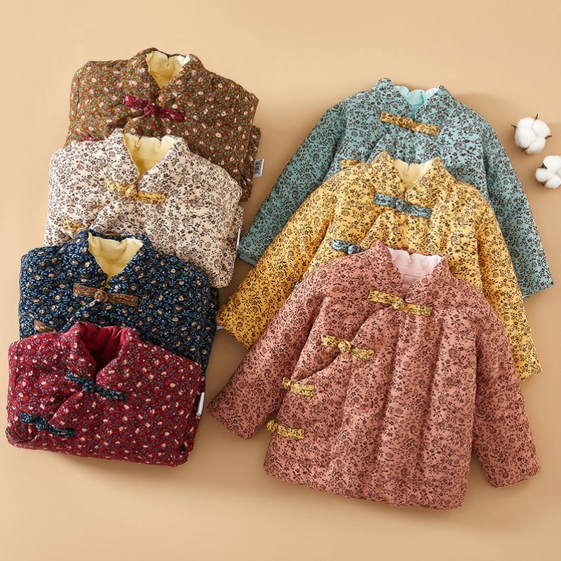儿童手工加厚保暖儿童棉花棉袄冬棉袄/棉服
