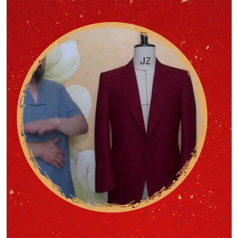 男西服打版教程北京名师男西装量体手工制版制作高定西装工艺93节