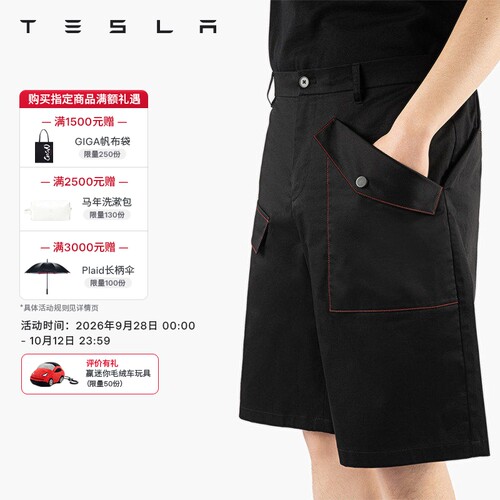 Tesla/特斯拉男士休闲西装短裤