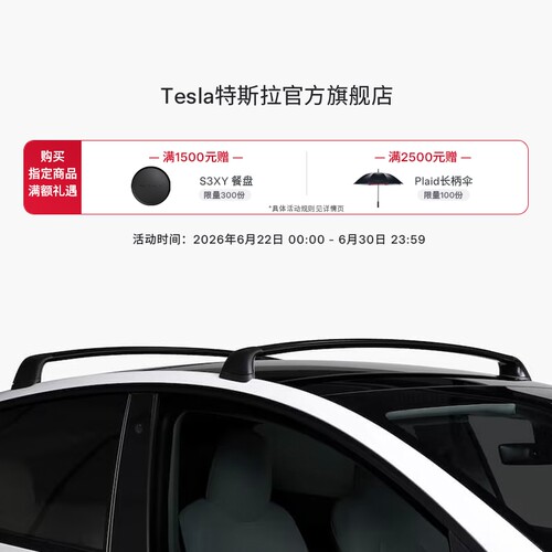Tesla特斯拉车顶行李架简单易用