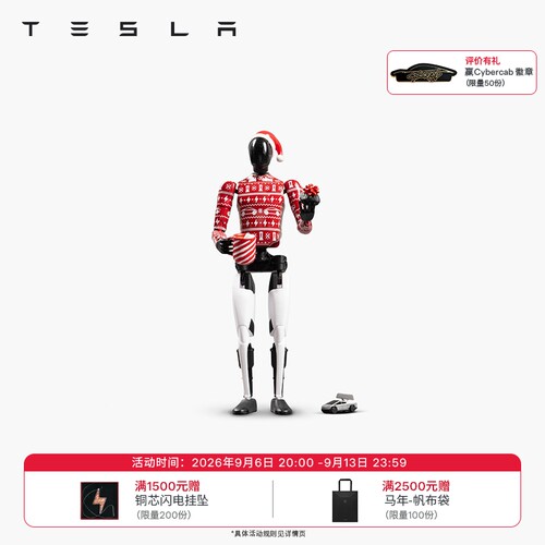 特斯拉TeslaBot摆件（节日版）