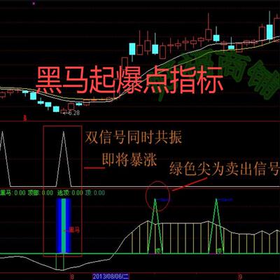 黑马起爆点 双指标共振选股抄底逃顶通达信炒股软件指标公式