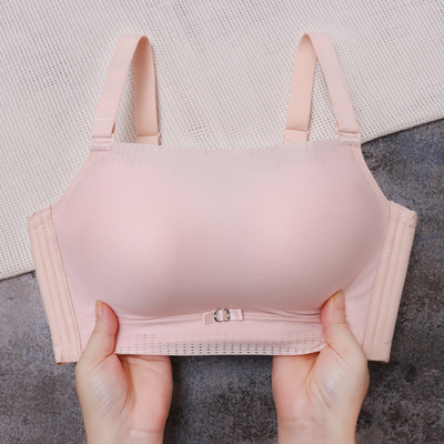 夏季抹胸式内衣女小胸聚拢加厚文胸平胸防走光胸罩牌子正品品牌