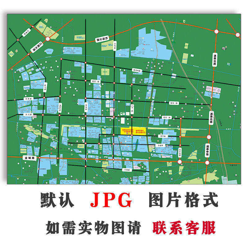 地图设计楼盘公司矢量图定制新款电子版手绘行政交通旅游路线地图