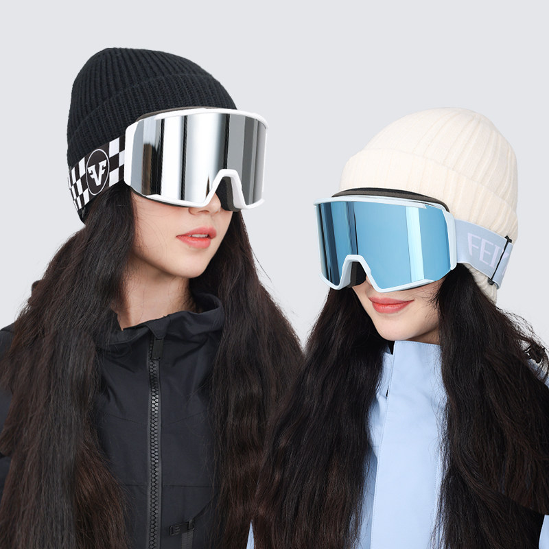 单板滑雪眼镜女防雪防雾磁吸雪镜男雪地近视护目镜户外登山防风镜