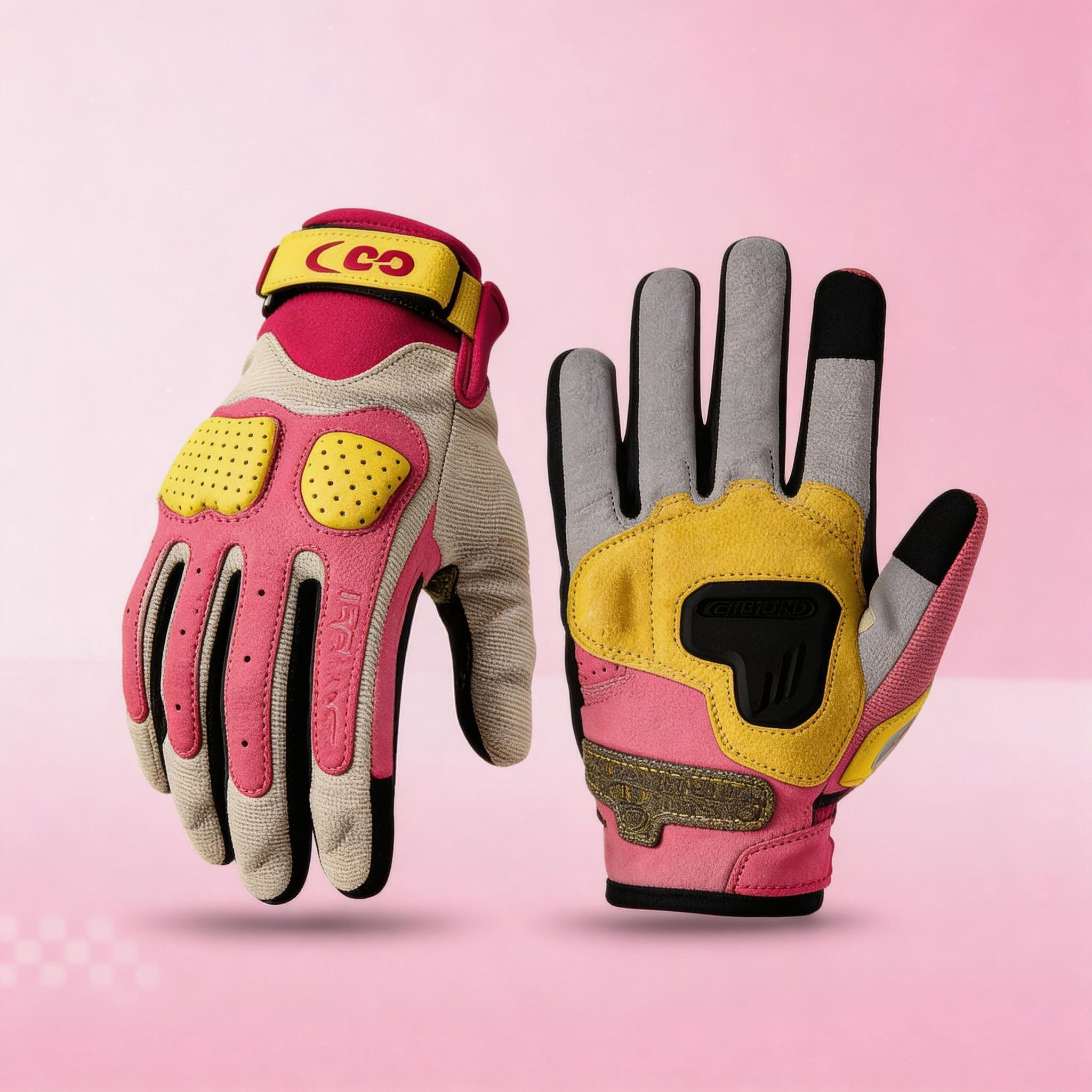 骑行手套越野摩托车专用女式夏季防晒透气男士全指可触屏减震新款