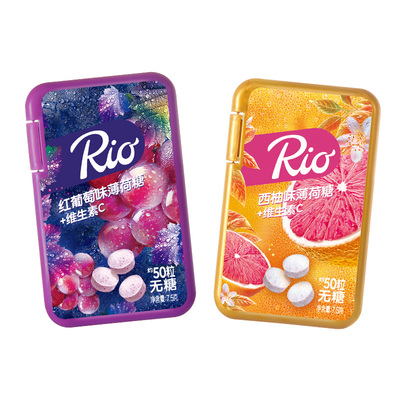 Rio无糖型维生素C便携装薄荷糖