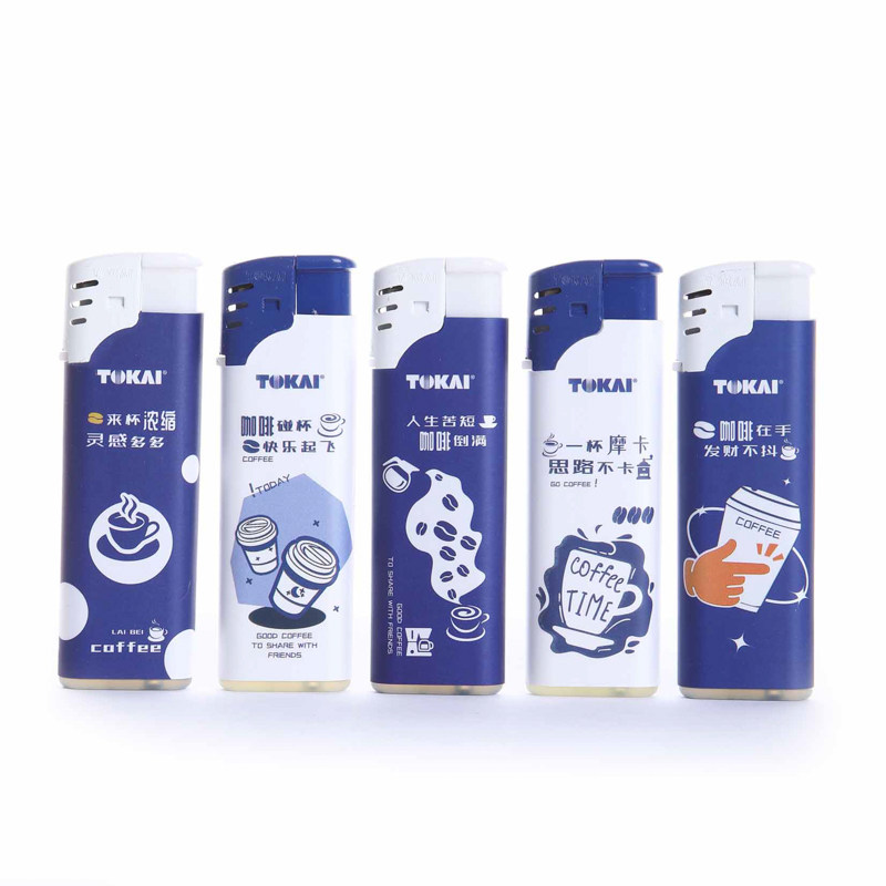TOKAI/东海可充气创意防风红蓝焰个性高品质防爆咖啡物语打火机