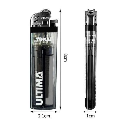 TOKAI日本东海M10超薄透明防爆一次性创意家用个性滑轮火石打火机