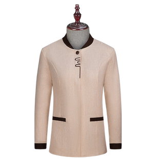 酒店客房保洁服长袖制服套装宾馆服务员物业阿姨工作服夏季短袖女