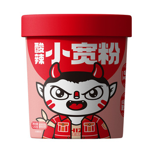 食族人酸辣粉小宽粉0胶红薯粉夜宵冲泡速食学生 任选10件 88元