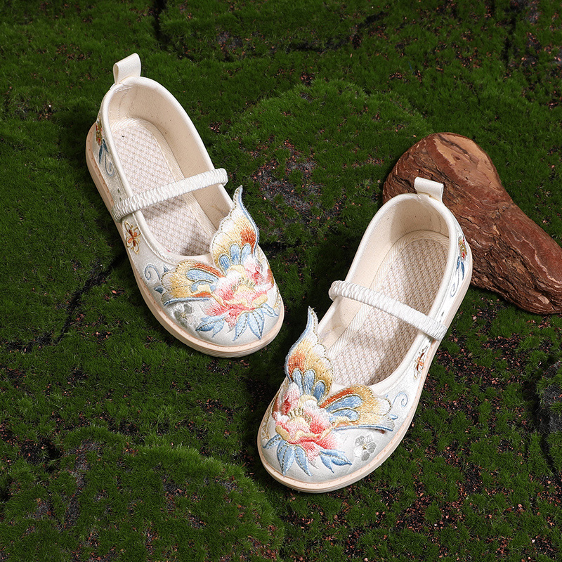 女童汉服鞋TOP3儿童绣花鞋