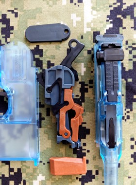 X顽模全新毛瑟C96透明全结构模型蓝色科教非反吹礼物抗战纪念教学