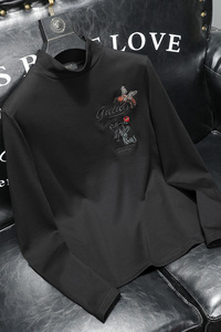 D215-27516-P95 2021冬新款轻奢双面加绒高领卫衣打底衫沙发图片