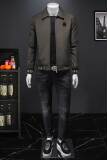 2025秋冬太空蜡面料IUIUG轻奢潮流男士重工外套D320-88196-P160，男装夹克，电商D322