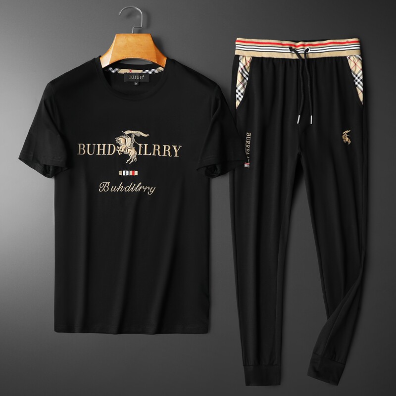 2022夏季范思卓潮流丝光短袖运动休闲套装男D215-T22247-P205，男装休闲套装，电商D320(原D215)