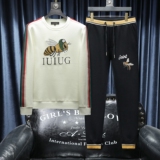 2025秋冬新款IUIUG轻奢潮流卫衣男休闲运动套装D320-T88172-P260，男装卫衣，电商D322