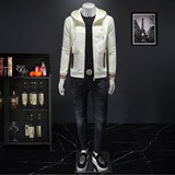 2025秋冬新款IUIUG轻奢潮流男士休闲卫衣外套D320-88205-P155，男装卫衣，电商D322