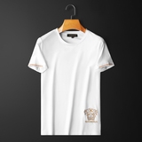 2022欧洲站春夏新款范思卓圆领丝光短袖t恤D215-2259-P70，男装T恤，电商D320(原D215)