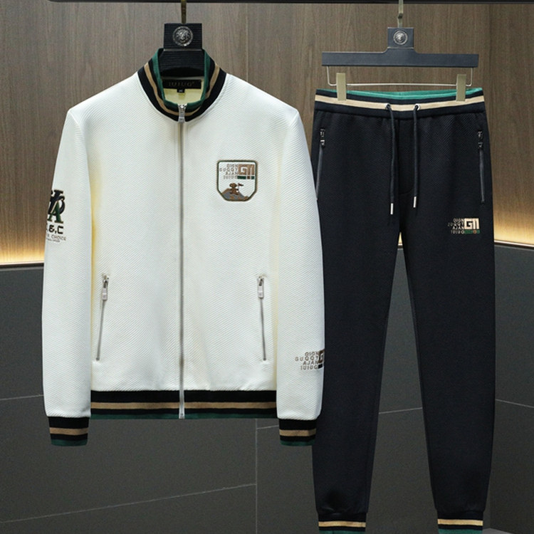 2025秋冬新款IUIUG轻奢潮流休闲运动套装沙发D320-T87253-P280,男装休闲套装,电商D322