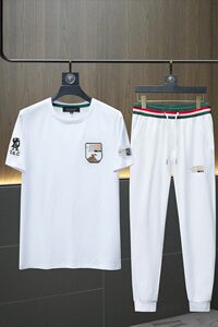 2024夏季 IUIUG丝光棉短袖长裤套装男 可单件卖 D320-T87607-P205图片