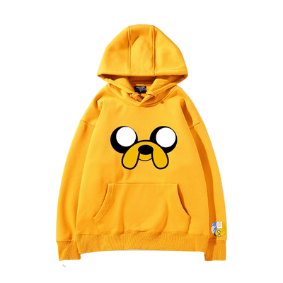 Adventure Time探险活宝阿宝与老皮联名周边卫衣男女冬加绒外套潮