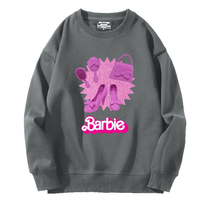 芭比休闲宽松青少年卫衣