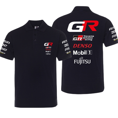 TOYOTA丰田车队服GR赛车polo衫