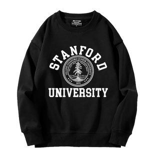 斯坦福大学Stanford圆领卫衣男史丹福美国常春藤名校休闲美式衣服