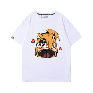 火影忍者大蛇丸蛇姨犬冢牙木叶丸山中井野短袖夏季纯棉百搭T恤潮