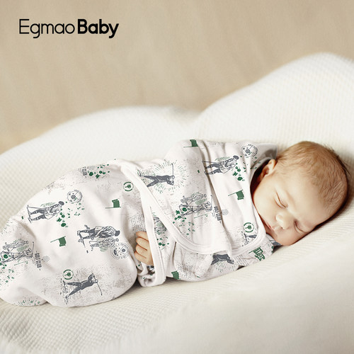 Egmaobaby纯棉四季通用襁褓睡袋