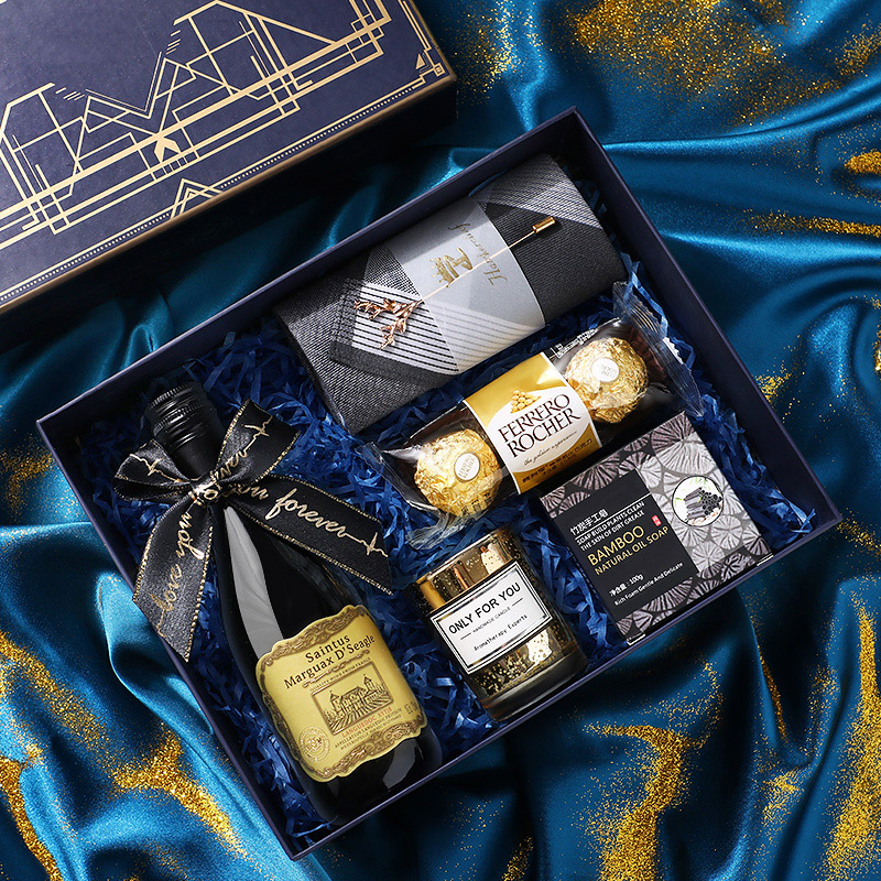 结婚伴手礼男伴郎婚礼兄弟团回礼伴手礼女伴娘高端商务礼盒装实用