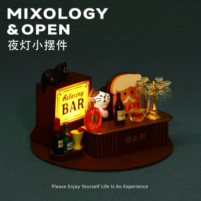 小夜灯2025新款床头氛围感微光高颜值酒柜解压创意装饰桌面小摆件