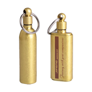 Quercia 季风黄铜煤油壶随身便携可装zippo油打火机煤油瓶