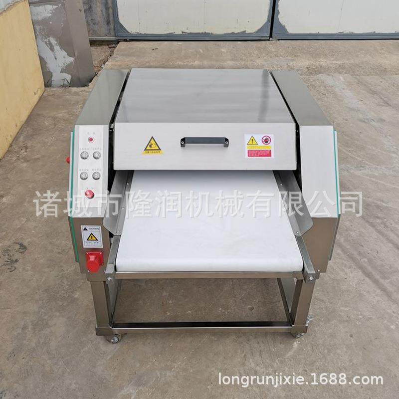 厂家供货全自动鸡脖子扒皮机 新款鸡脖鸡腿鸡胸快速去皮机 产量大