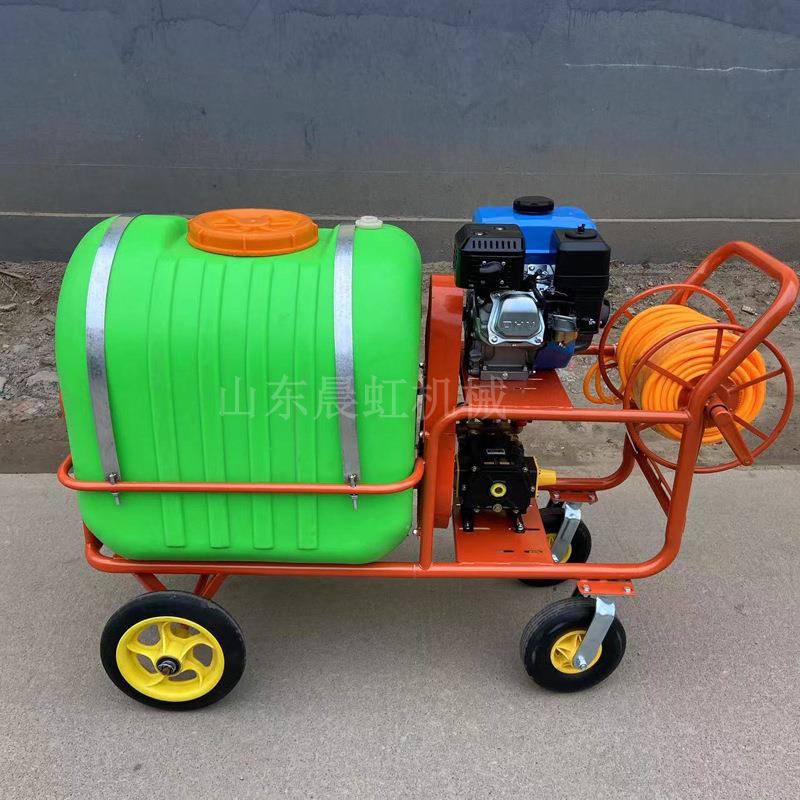 推车式高压打药机 果树园林手推式喷雾器 农用汽油喷药机
