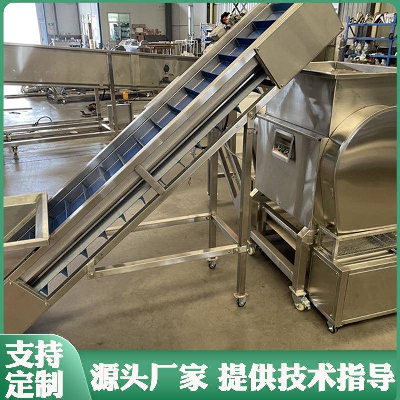 全自动不锈钢商用切片机 生姜切片设备厂家 大蒜连续式切片机