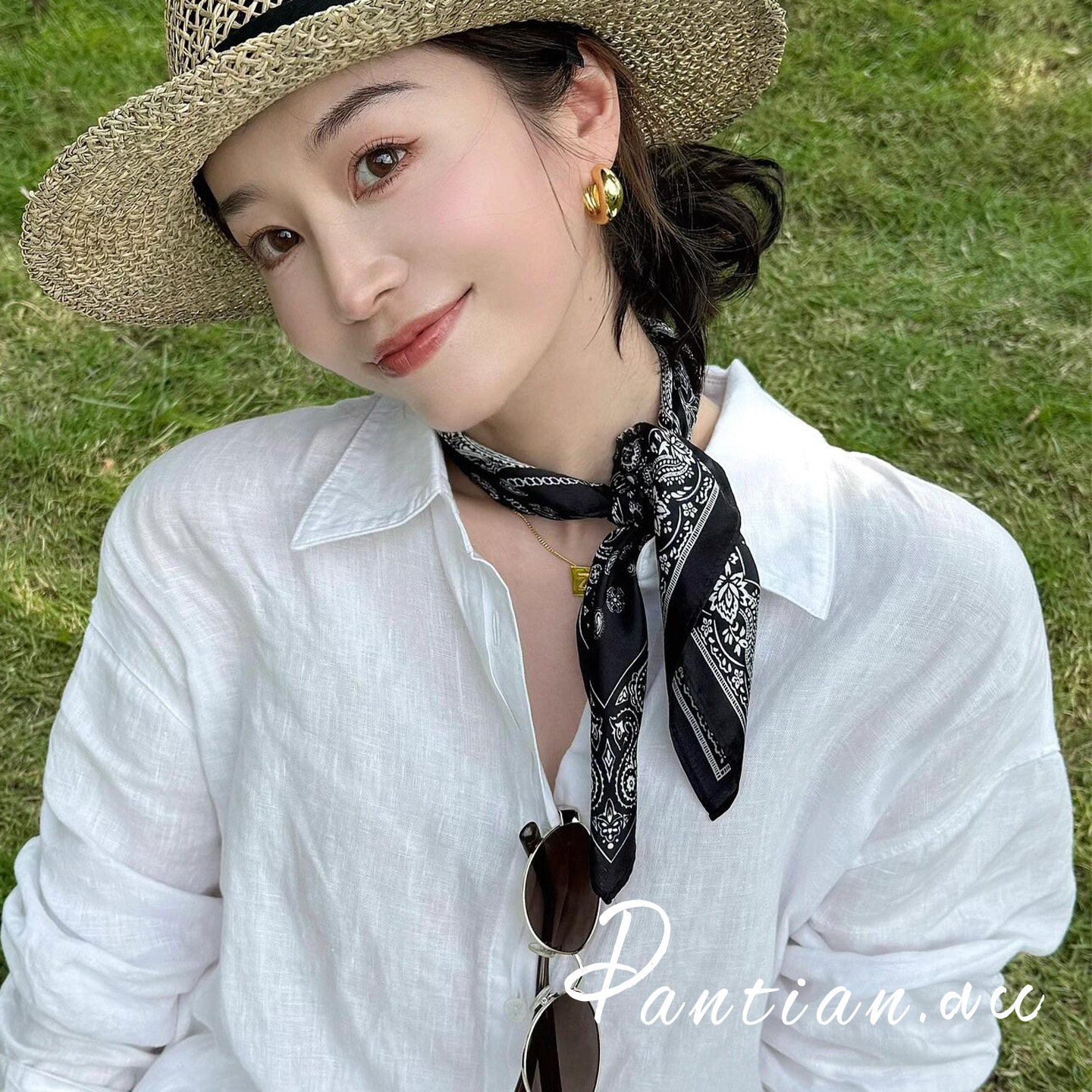 复古气质黑色腰果花丝巾女2026新款方巾搭配衬衫护颈围脖薄款围巾,服饰配件/皮带/帽子/围巾,围巾/丝巾/披肩,淘宝优惠券,粉丝福利购,淘宝优惠卷