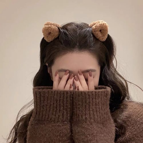 猫耳朵小抓夹毛绒发夹可爱泛滥！