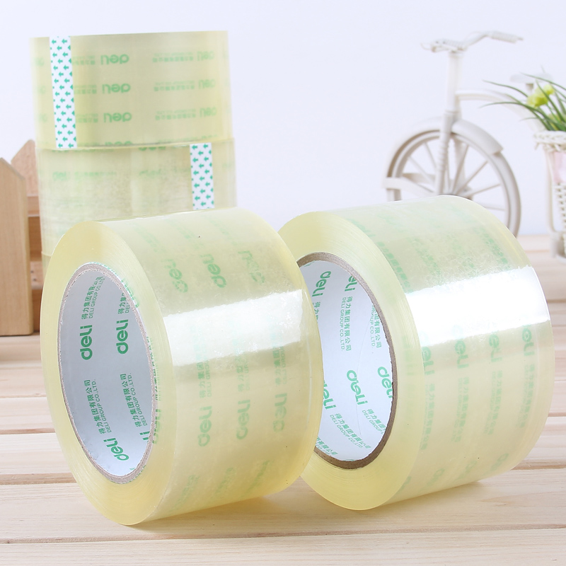 得力带大卷封箱胶布防水