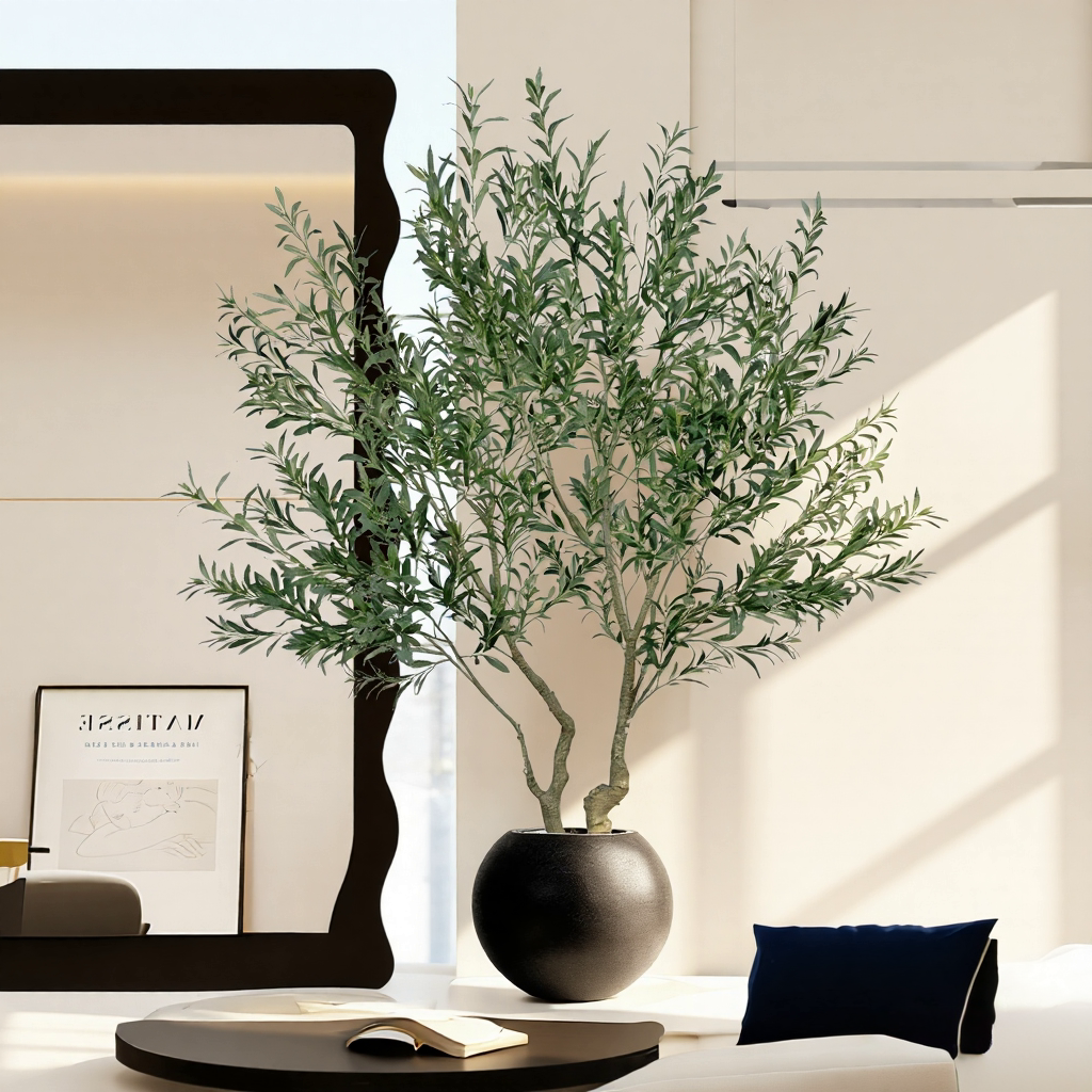 仿真绿植橄榄树室内大型落地装饰