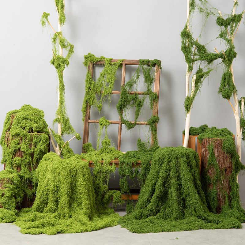 仿真苔藓草皮造景绿植微景观桌面盆栽装饰摆件丝状假青苔仿生苔藓