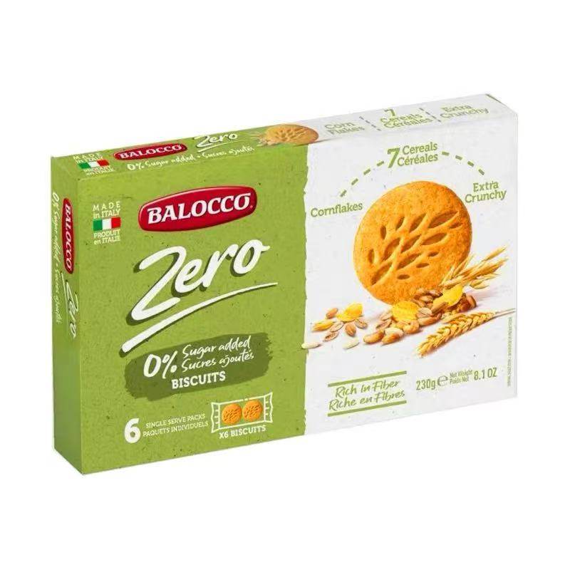 BALOCCO百乐可意大利进口什锦谷物高纤维饼干（不加糖）