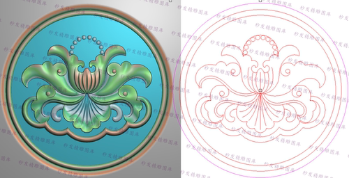 新款圆牡丹花精雕图浮雕图洋花餐椅圈椅休闲椅圆背板门板108x108