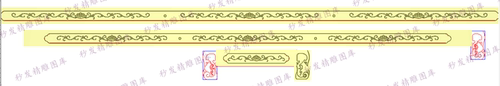地柜线条精雕图jdp牡丹洋花草花电视柜下架裙板脚DG105浮雕图雕刻