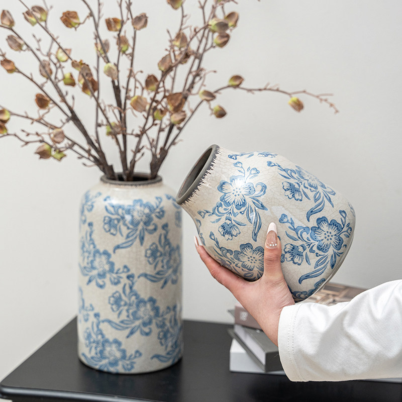 花瓶轻奢高级感新中式复古古风陶瓷水培鲜花插花客厅装饰餐桌摆件,鲜花速递/花卉仿真/绿植园艺,花瓶,淘宝优惠券,粉丝福利购,淘宝优惠卷