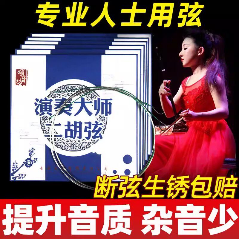 高级二胡弦专业演奏大师专用二胡内外弦通用胡琴弦苏州二胡配件