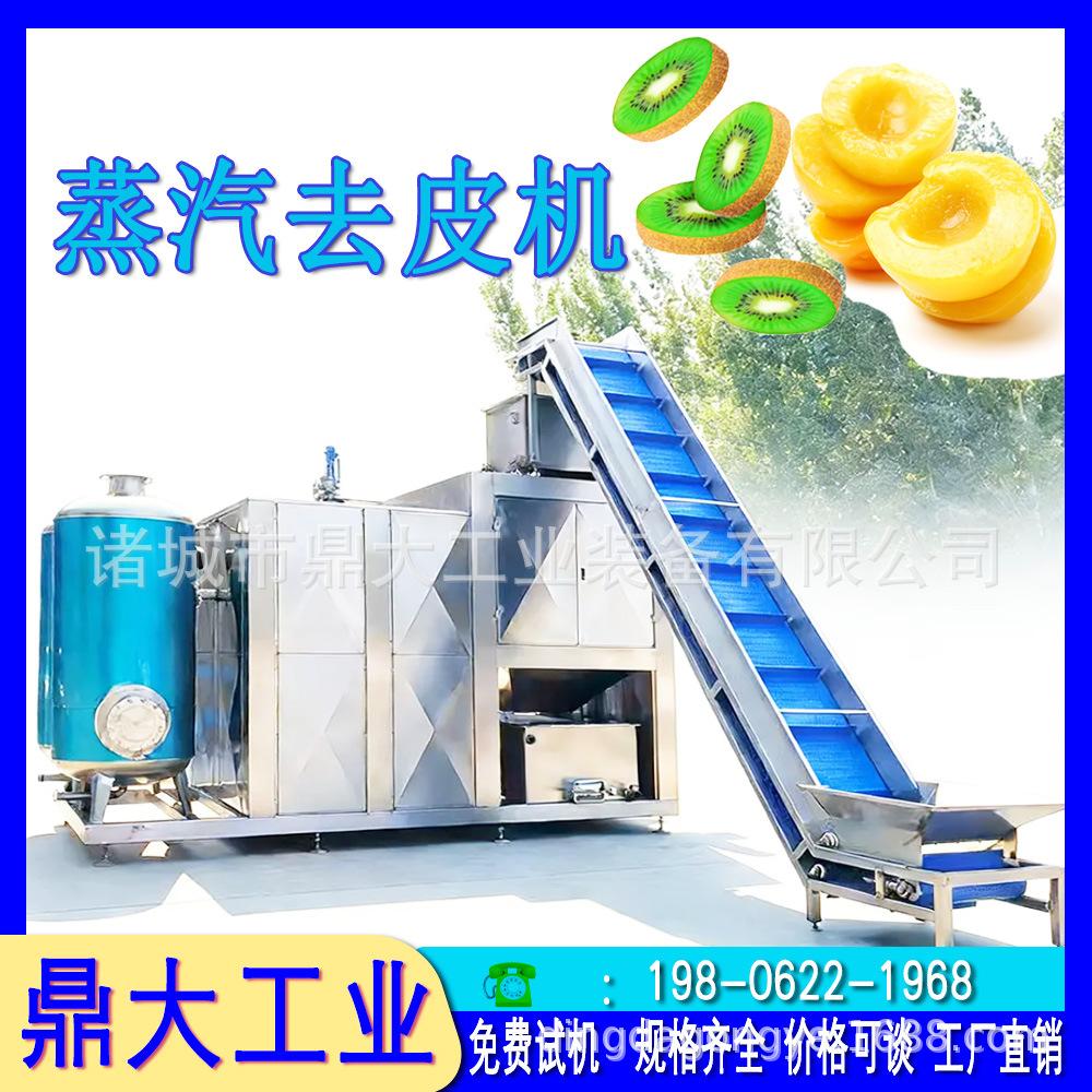 鼎大品牌黄桃去皮设备食品级不锈钢 无损果肉果脯罐头深加工流水