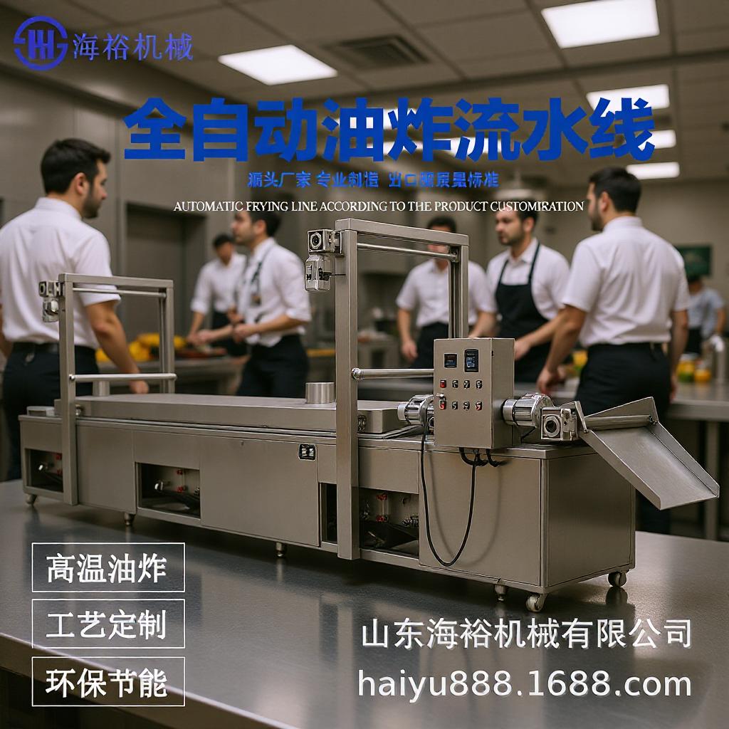 虾片油炸生产线电加热面皮油炸机烧烤烙饼机真空油条线虾片生产线