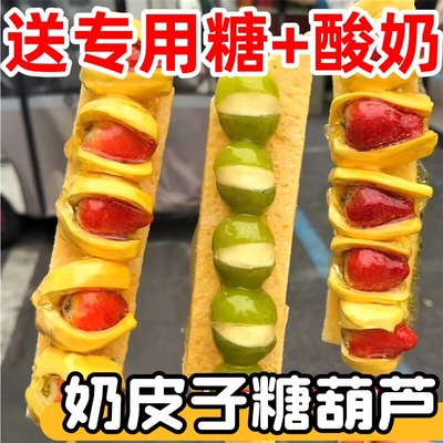小红书爆款推荐！内蒙奶皮子糖葫芦专用手工DIY糖葫芦奶制品材料